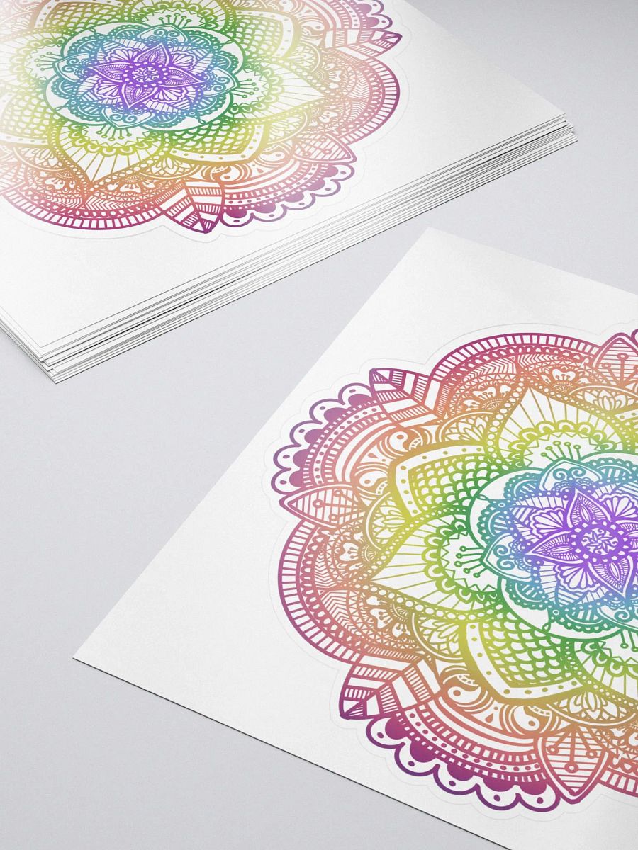 Rainbow Mandala Sticker product image (5)