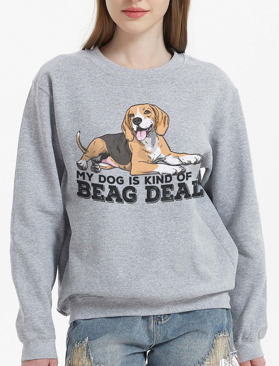 Beag Deal Sweatshirt of a Beagle(Tricolor) | Funny Shirt for Beagle Paw-rents product image (24)
