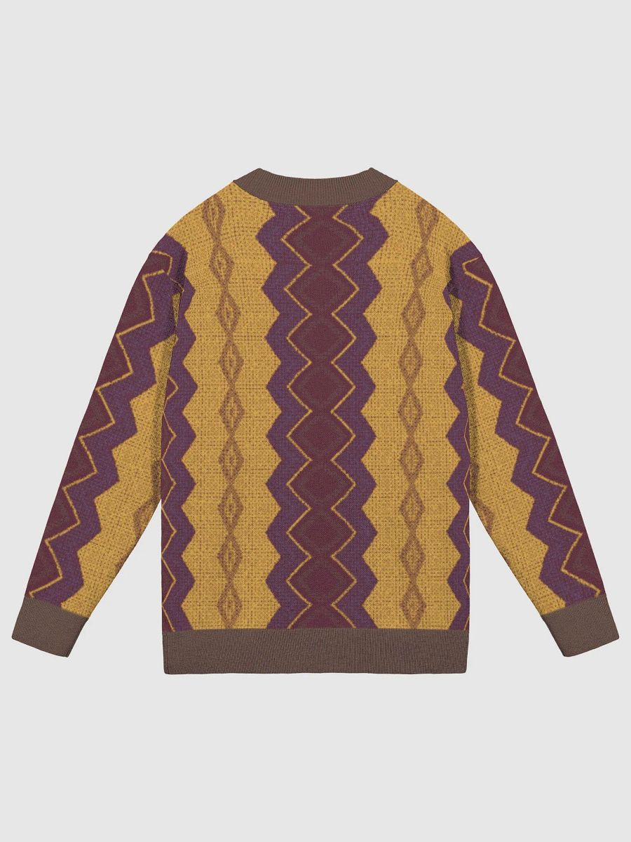 Zigzag Chic Jacquard Knit Cardigan product image (10)
