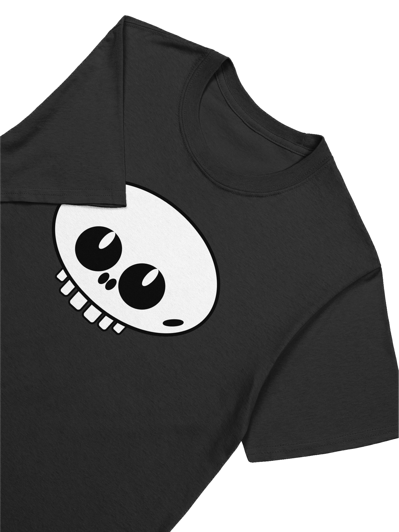 Cute Skull Face T-Shirt – Fun Spooky Halloween Tee, Kawaii Skeleton Graphic Shirt product image (45)
