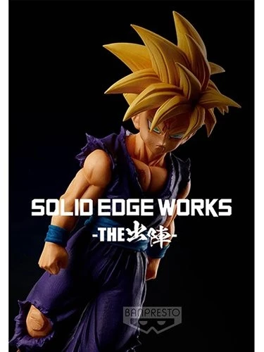 Dragon Ball Z Super Saiyan 2 Gohan Version B Vol. 5 Solid Edge Works Statue - Banpresto PVC Collectible product image (9)