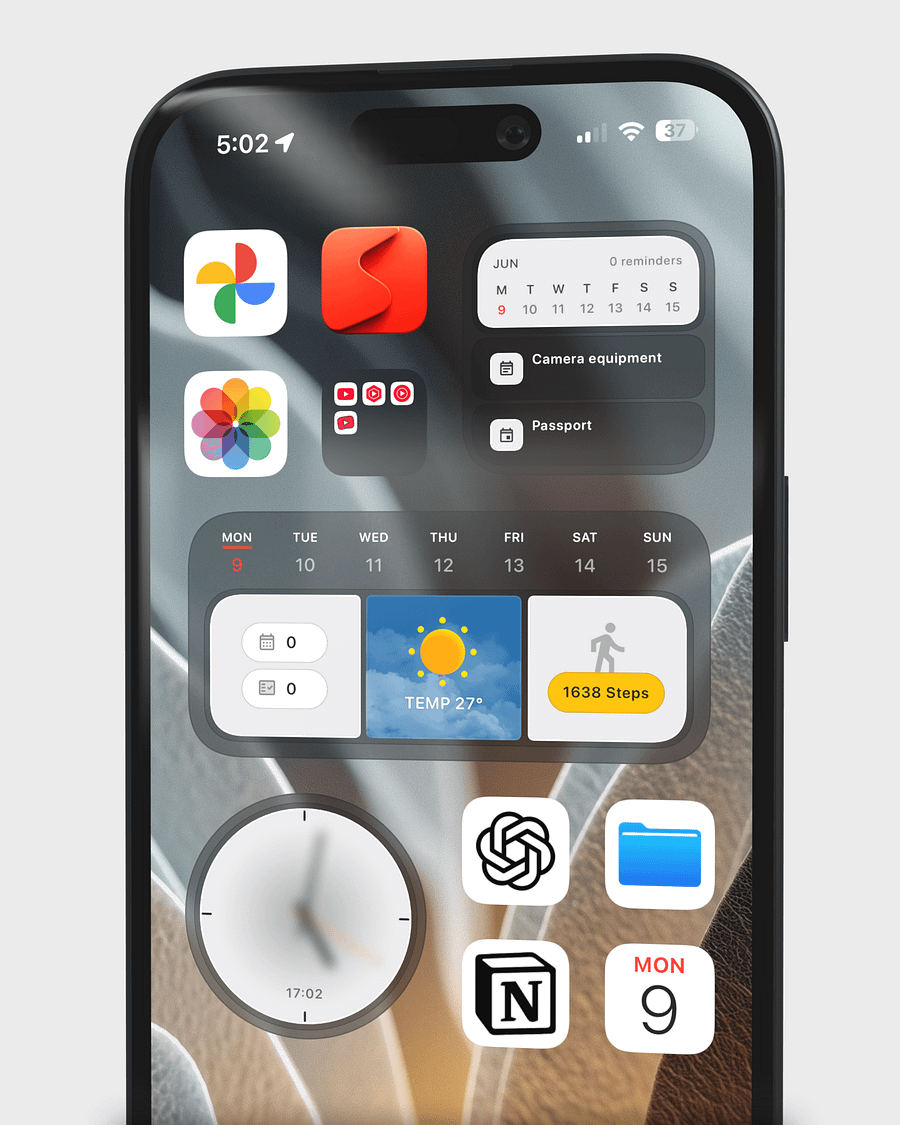 Frosted OS Widgy Widget Bundle product image (1)