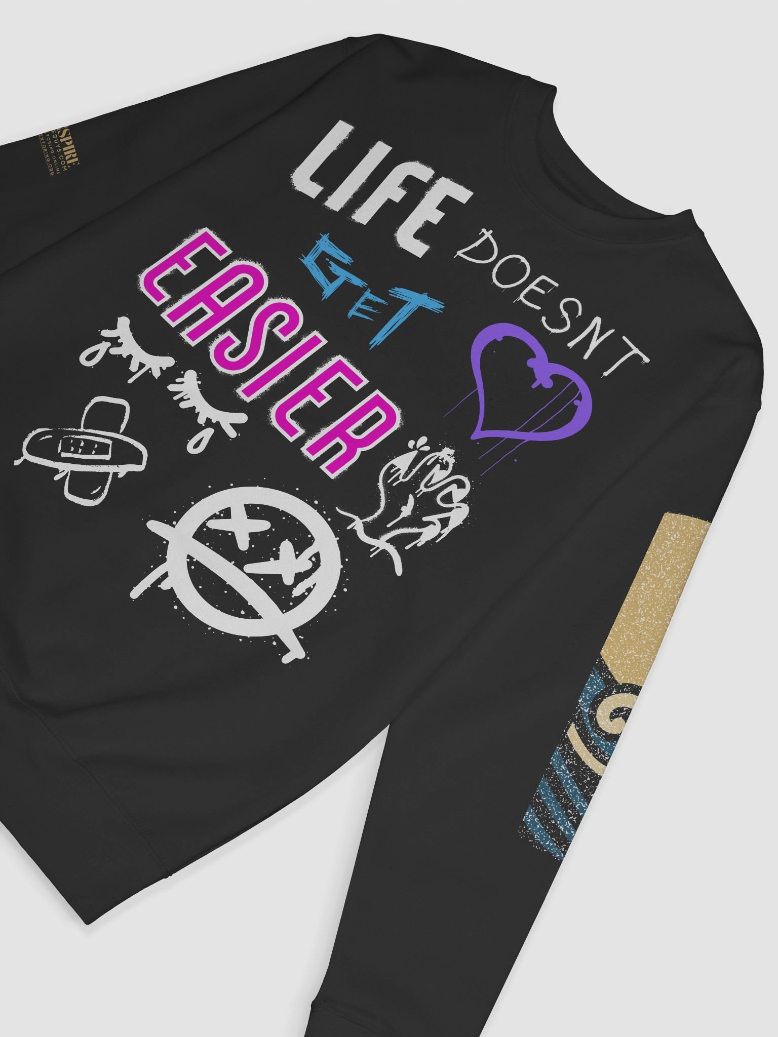 Strength Sweater – 40 Years Edition whiteout product image (6)