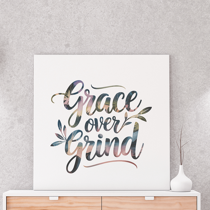 Grace Over Grind, Mental Health png, Motivational Png, Positive Png, Mental Health Matter Png, Be Yourself Png, Positive Vibes Gift product image (2)