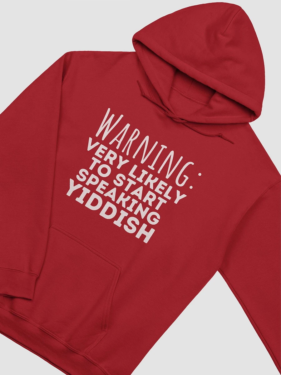 Speaking Yiddish Warning Hoodie product image (6)