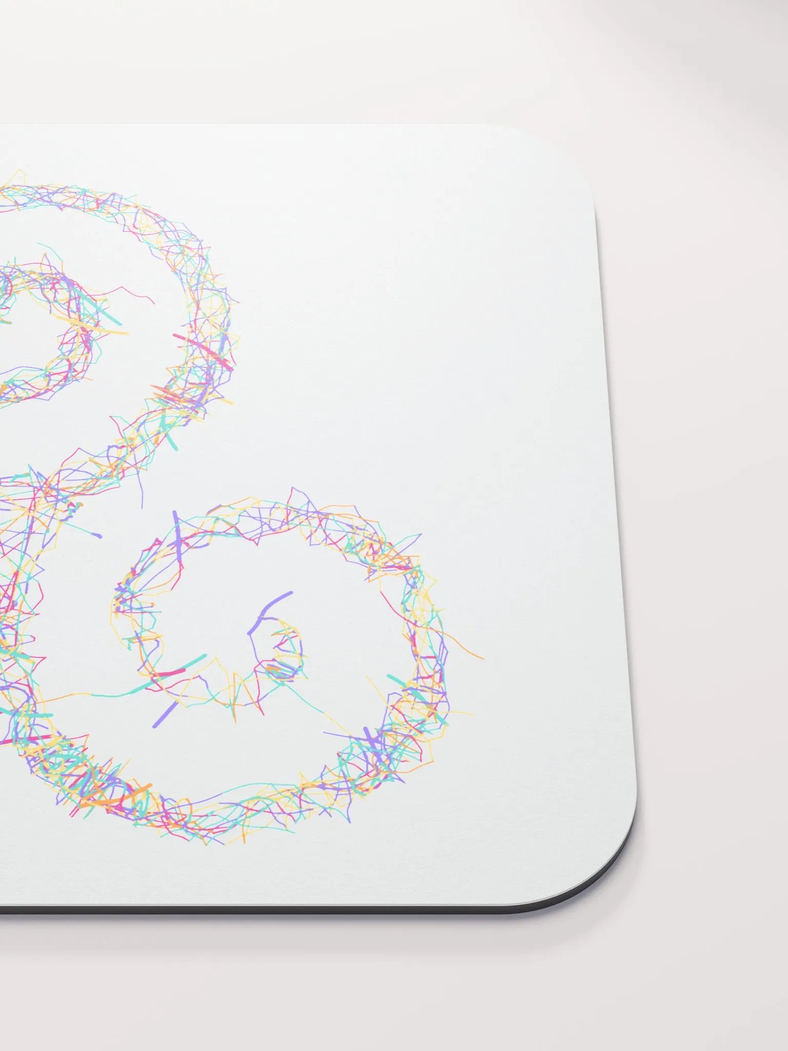 Neon Spirals Mouse Pad product image (5)