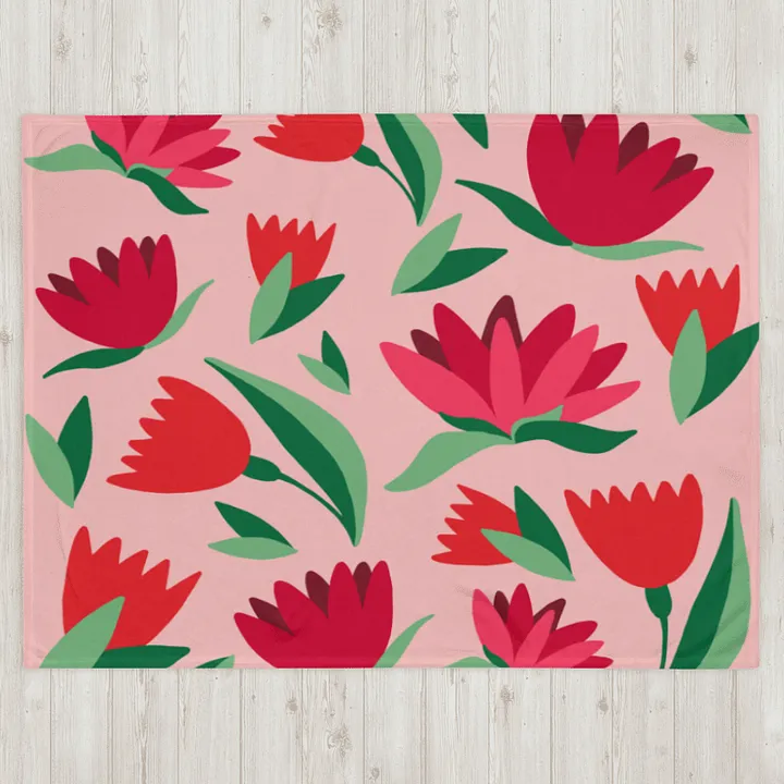 Bloom Burst Throw Blanket product image (1)