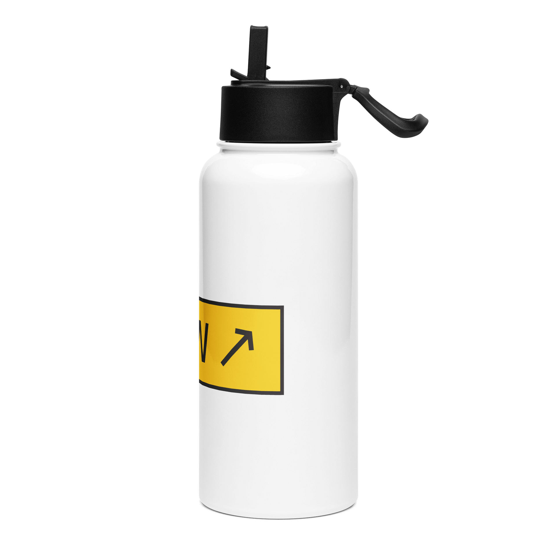 CREW | Stainless Steel Water Bottle with a Straw For the Takeoff Obsessed product image (4)