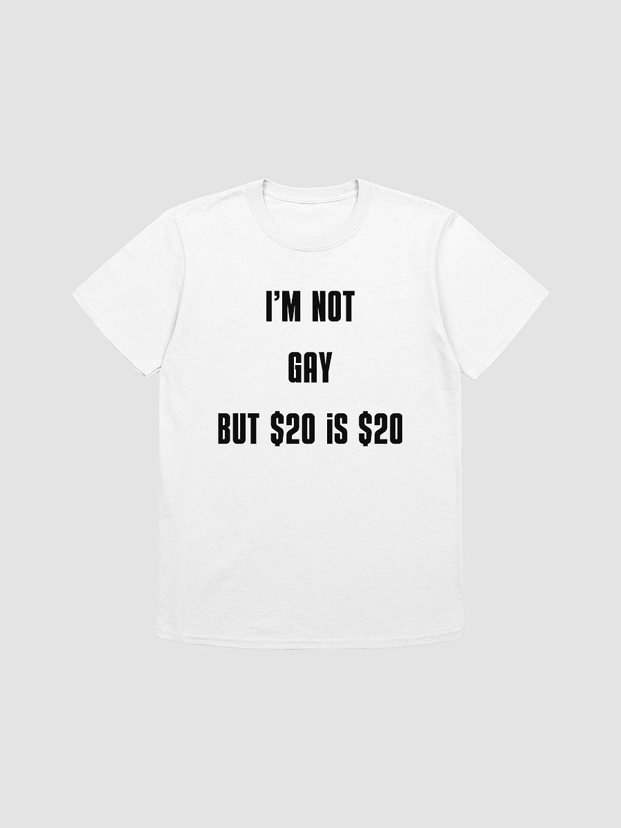 I'm Not Gay But $20 is $20 Unisex T-Shirt V1 product image (1)