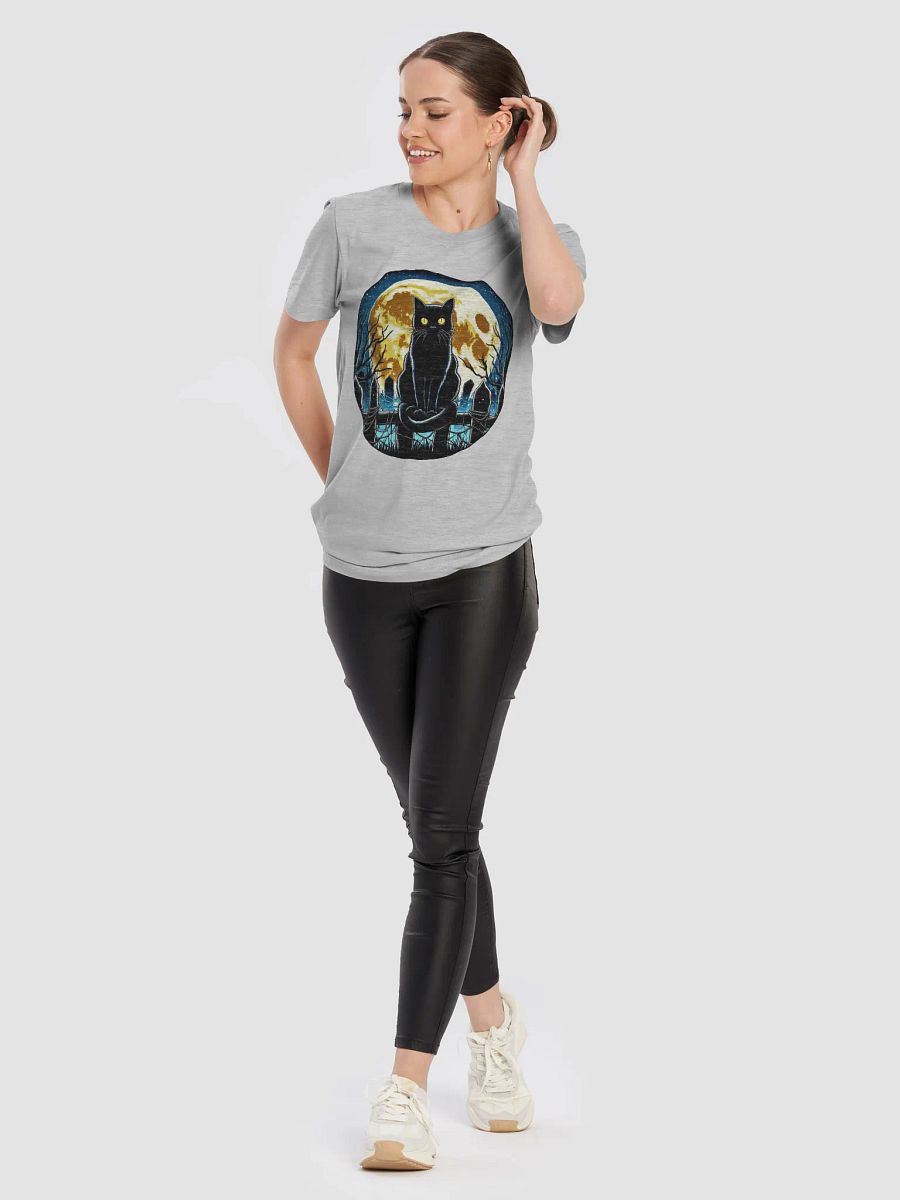 Mystical Moonlight Cat T-Shirt product image (56)