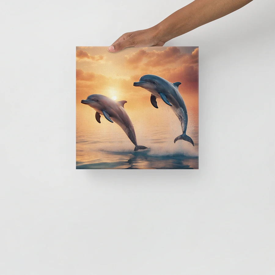 Dolphins Leaping From The Sea Wall Art product image (13)