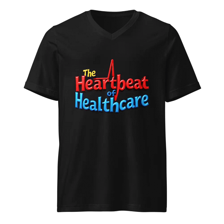 Healthcare Heartbeat V-Neck Tee product image (1)