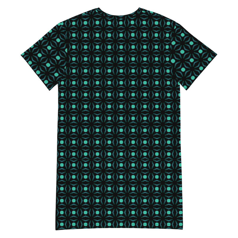 Abstract Repeating Values T Shirt Dress product image (12)