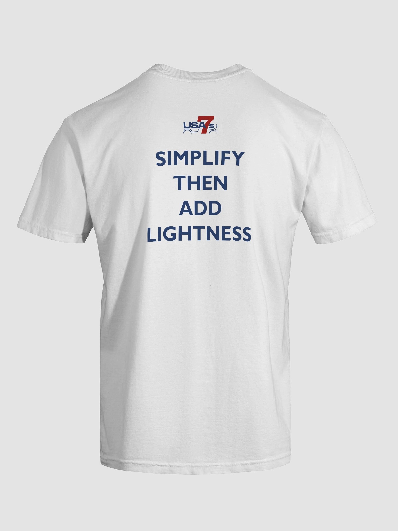 The Mantra T-shirt - Blue & Red Logo product image (1)