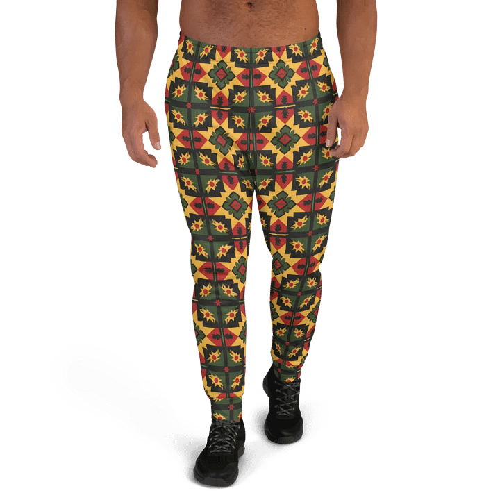 African Pride: All-Over Print Recycled Men's Joggers product image (2)