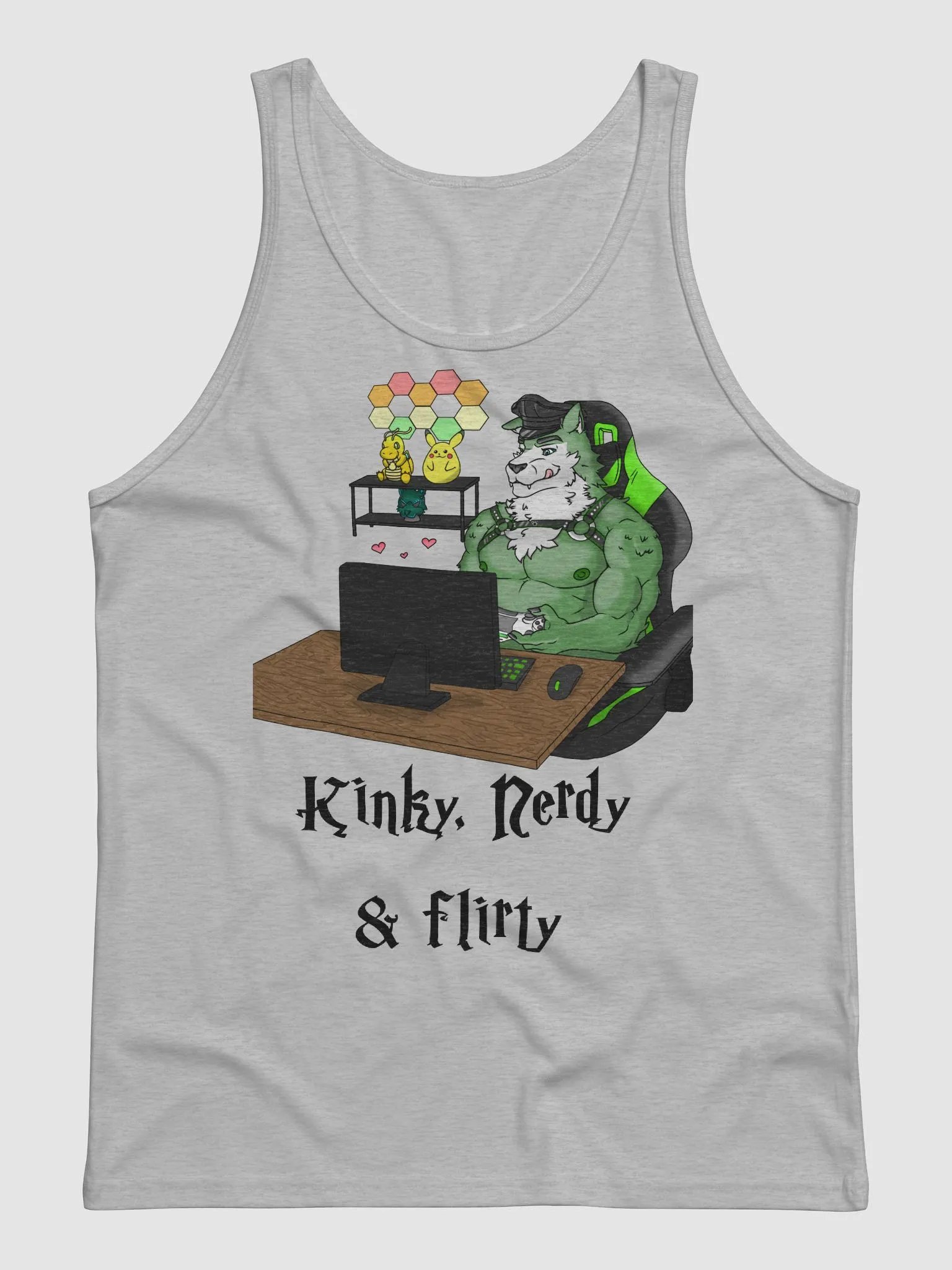 Kinky, Nerdy, & Flirty Tank Top (Light Colors) product image (1)