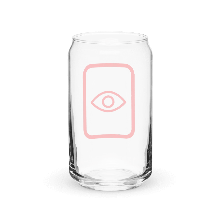 EyeSeeThru Logo Can-Shaped Glass product image (4)