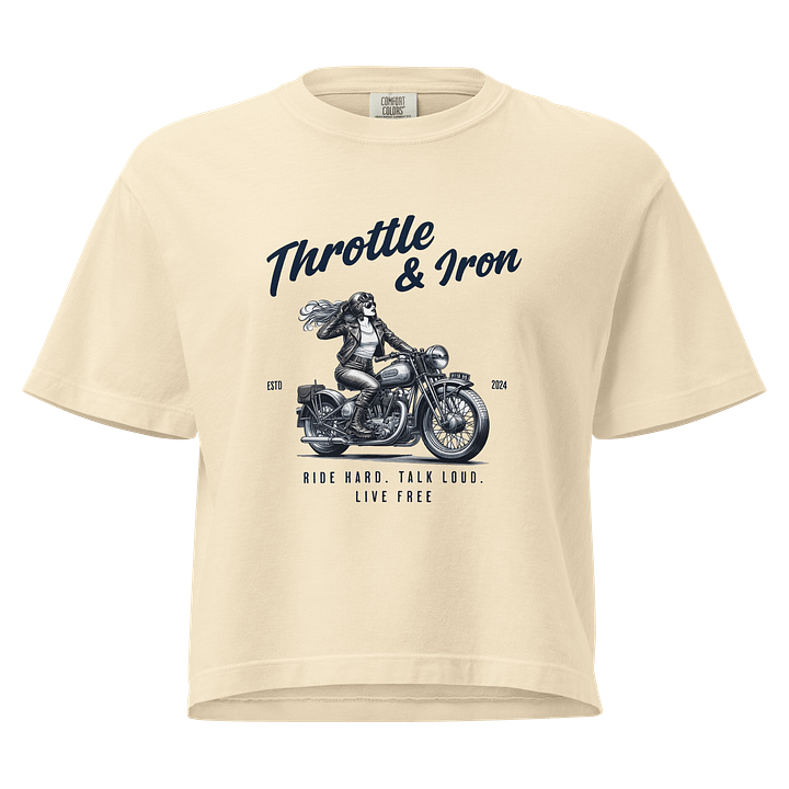 Throttle & Iron “Retro Rider” Tee — Classic Cruiser Edition product image (1)