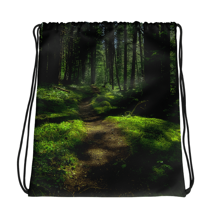 Lower Dungeness Trail Timber sun lighting Drawstring Backpack product image (1)