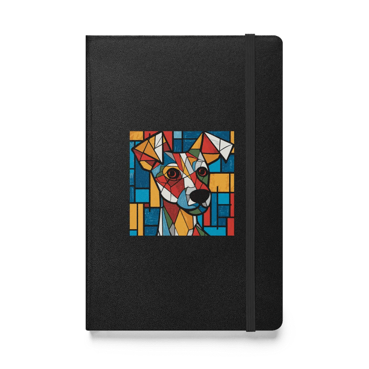 Cubism Dog Illustration Notebook – A Unique Twist on Your IdeasStained Glass Canine Dreams Journal product image (1)