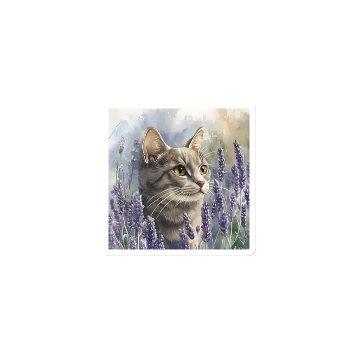 Serene Lavender Cat Magnets product image (1)
