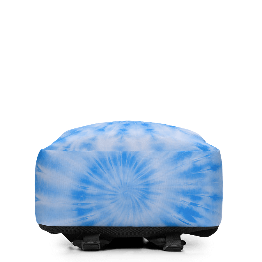 Radiant Celeste Blue Burst Tie-Dye Backpack product image (4)