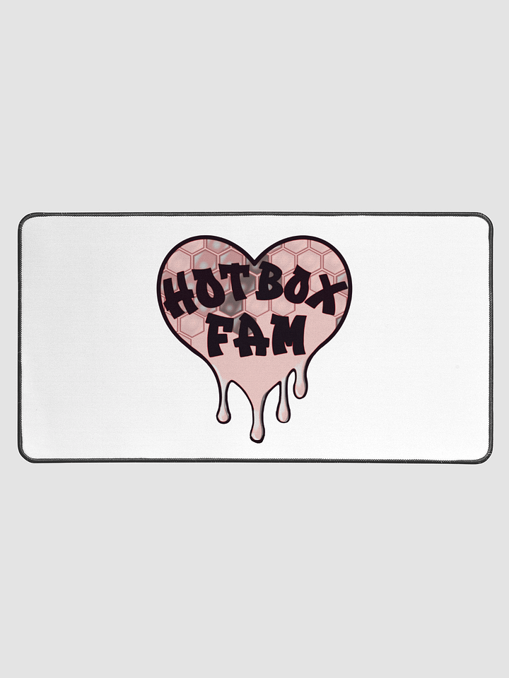 HOT BOX FAM PALE PINK HONEY COMB DESK MAT product image (1)