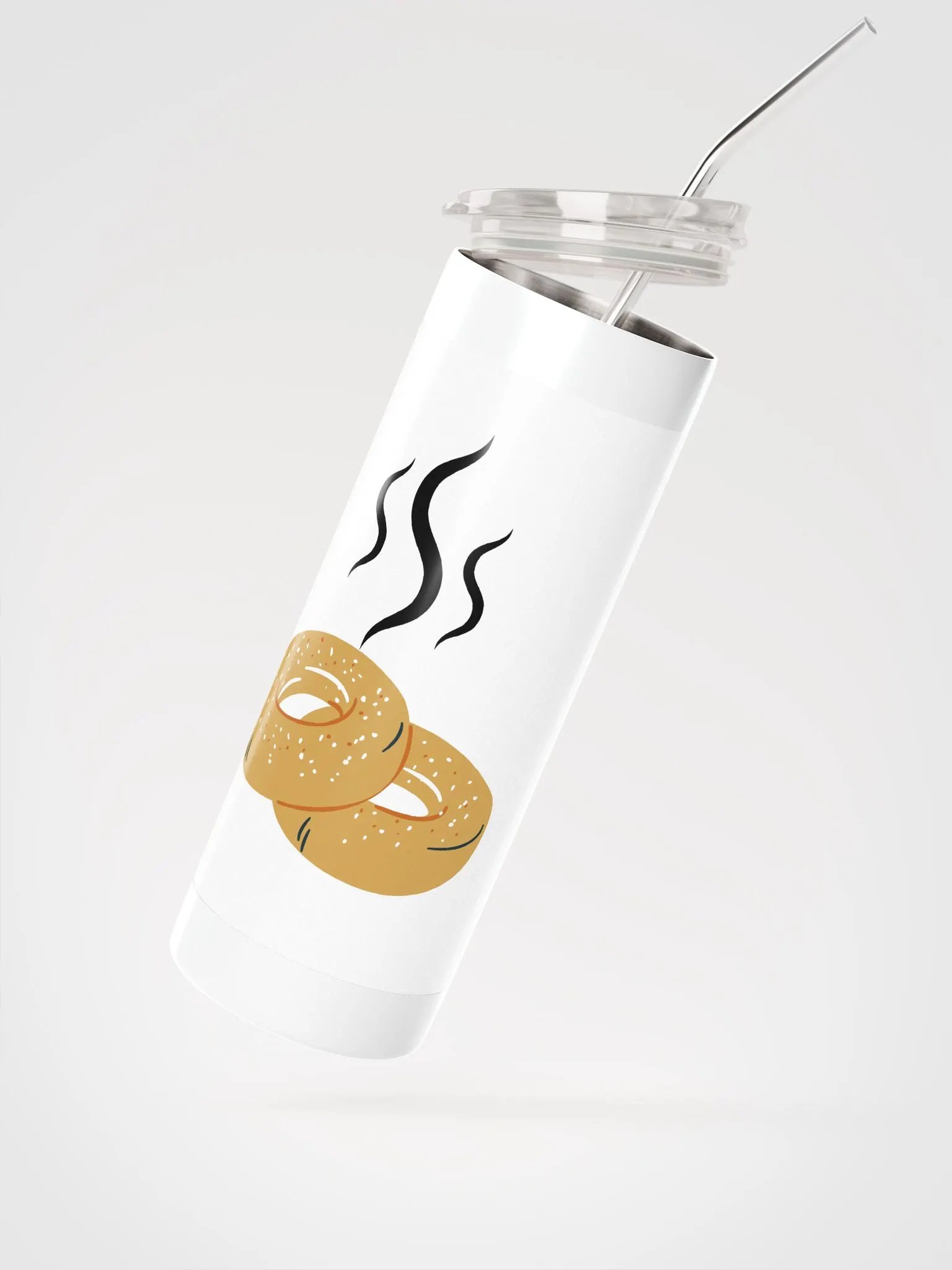 Roasted Bagel Stainless Steal Tumbler! product image (2)