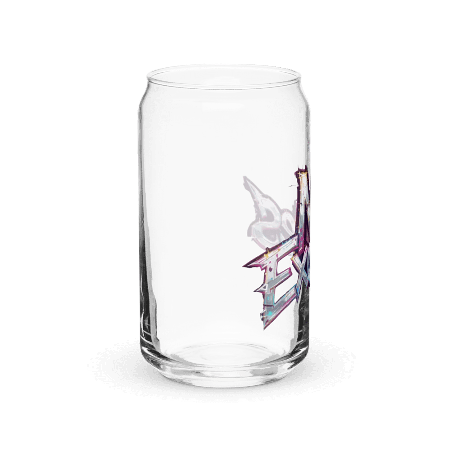 Vibrant Street Art No Excuses Can-Shaped Glass product image (8)