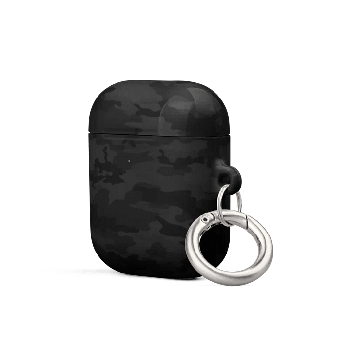 Dark Black Camo AirPod Case product image (6)