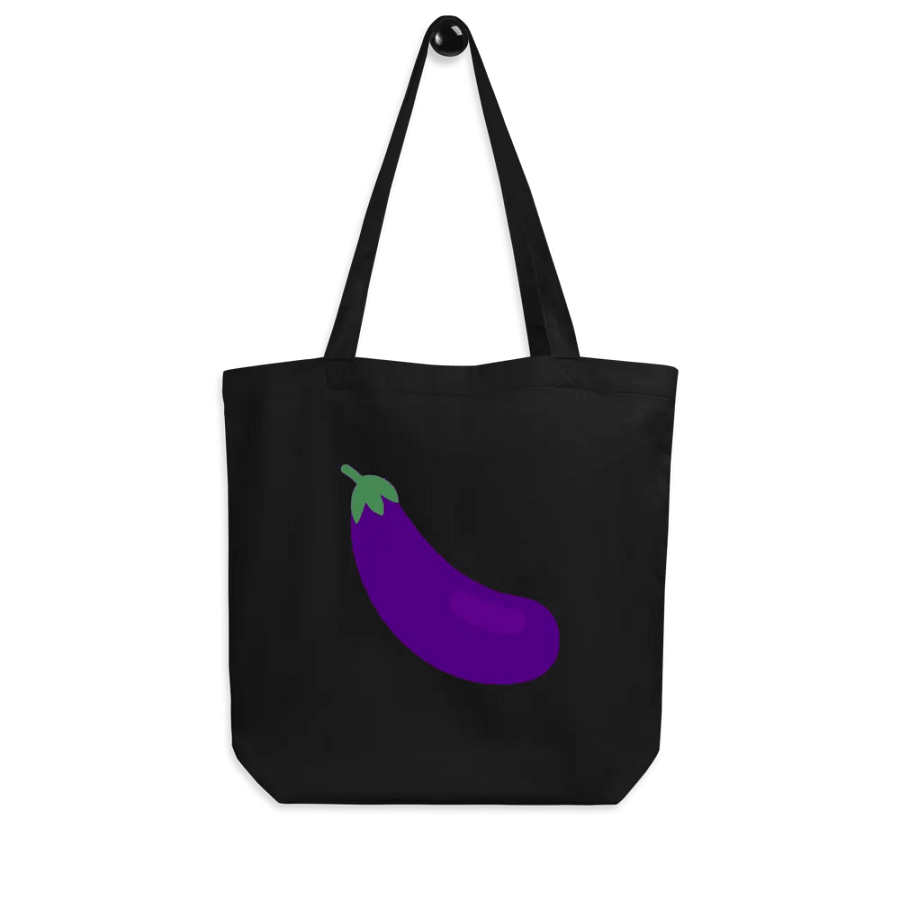 I Love Eggplant Tote Bag product image (6)