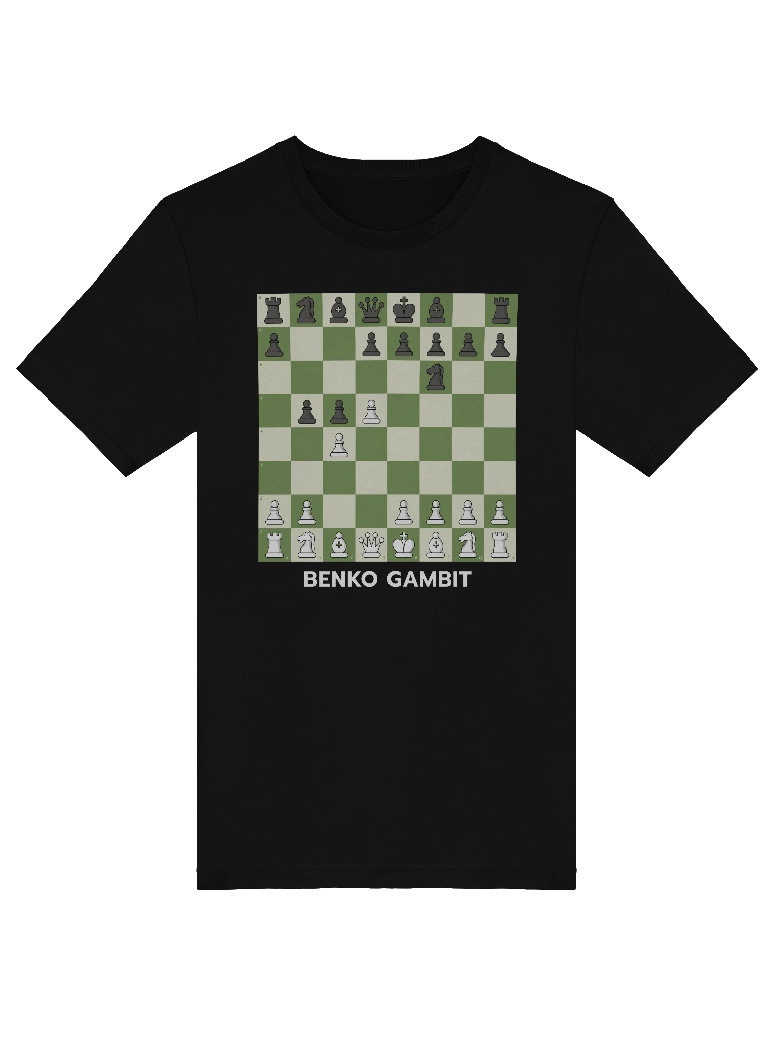 Benko Gambit T-shirt product image (5)