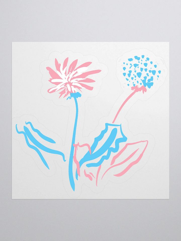 Trans Dandelions Sticker product image (1)