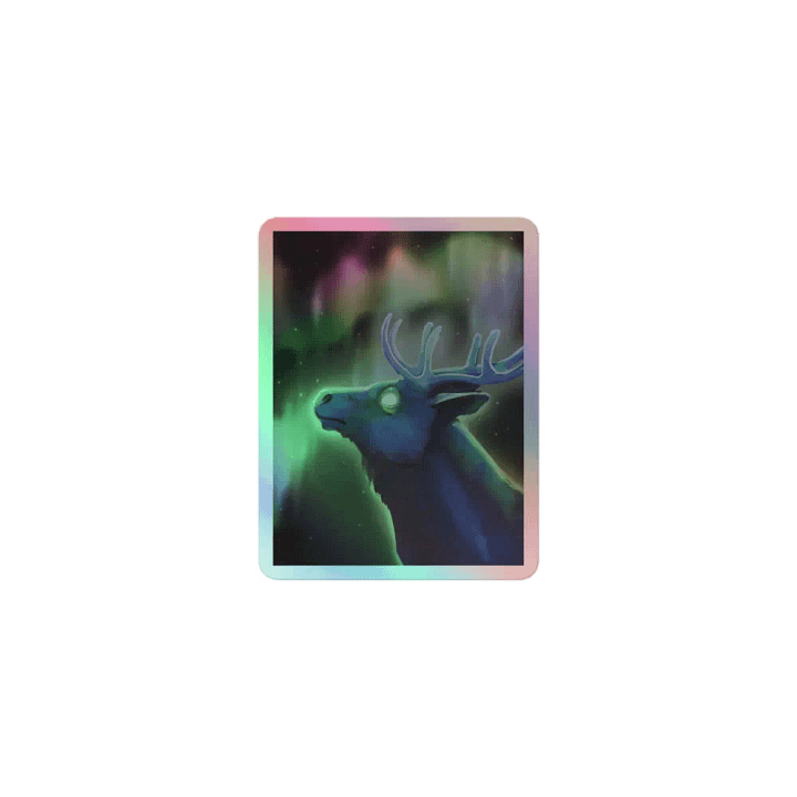 Aurora Elk Holo Sticker product image (1)
