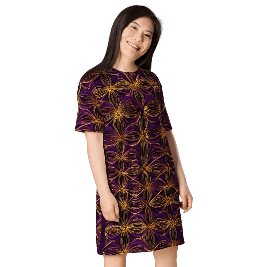 Sassy Swirl T Shirt Dress product image (7)