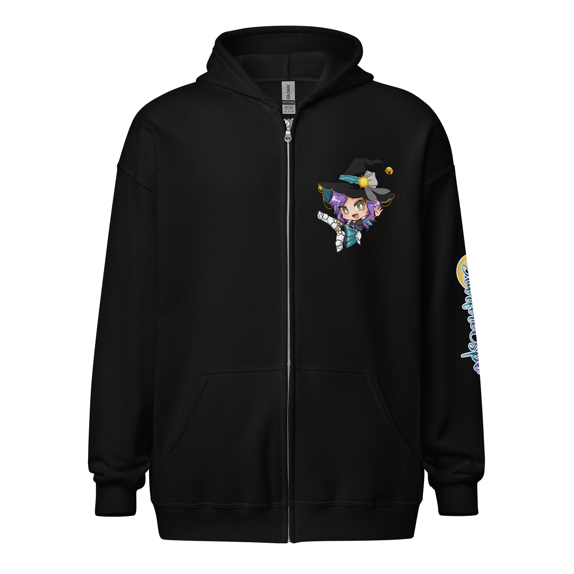 "Debut Chibi" Battlemage Solar Starfire Zip Hoodie product image (1)