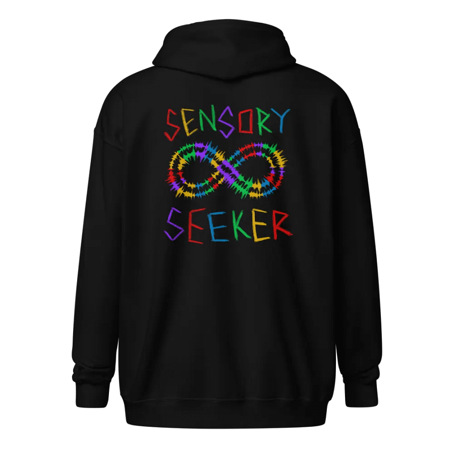 Rainbow Sensory Seeker Infinity Hoodie (Zip) product image (1)
