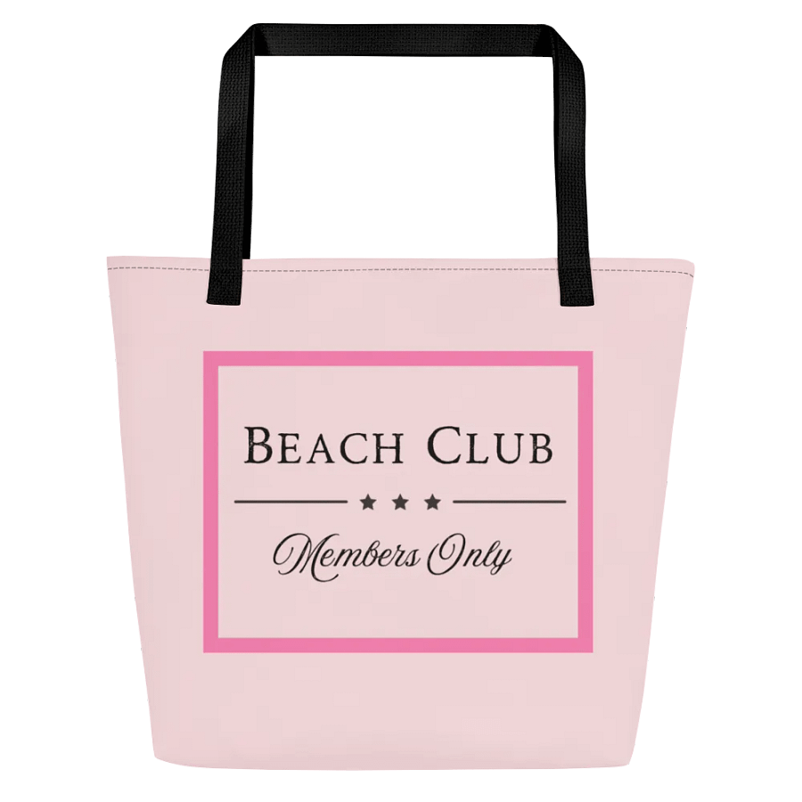 Exclusive Beach Club Tote Bag with Inside Pocket product image (3)