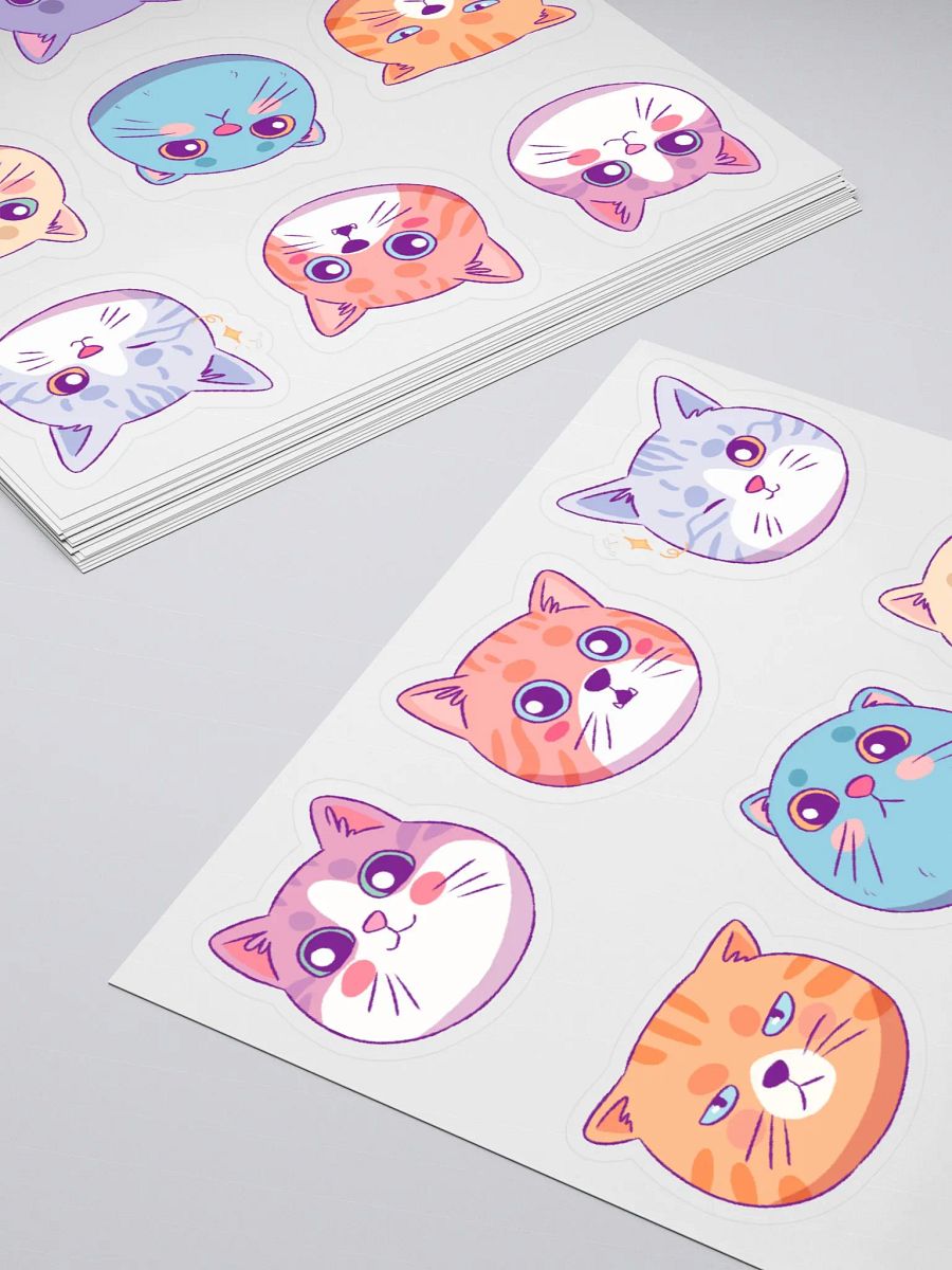 Whiskered Whimsy Sticker Set product image (5)