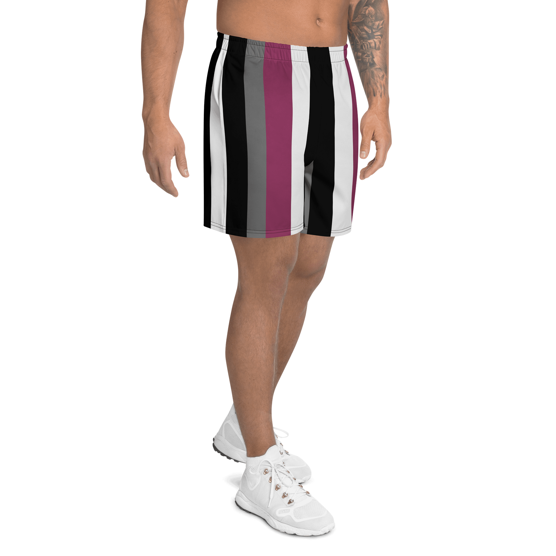 HIM Vintage Style Swim Shorts Red product image (4)