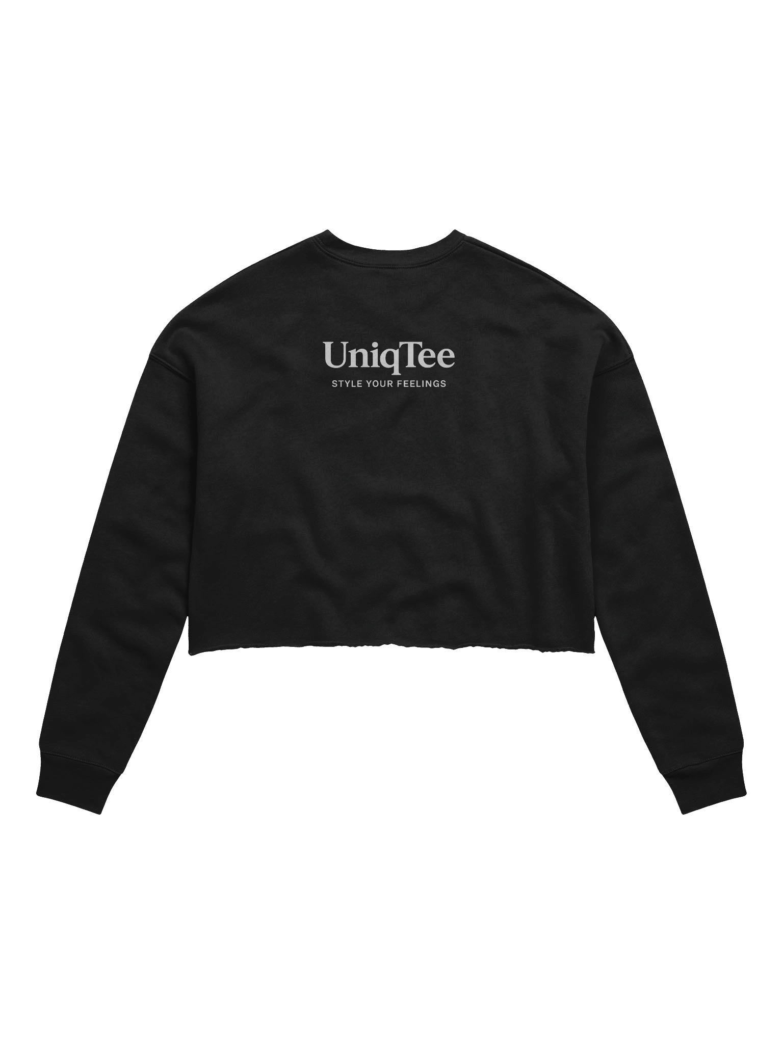 Cheerful Retro Sun Crop Top Sweatshirt product image (2)
