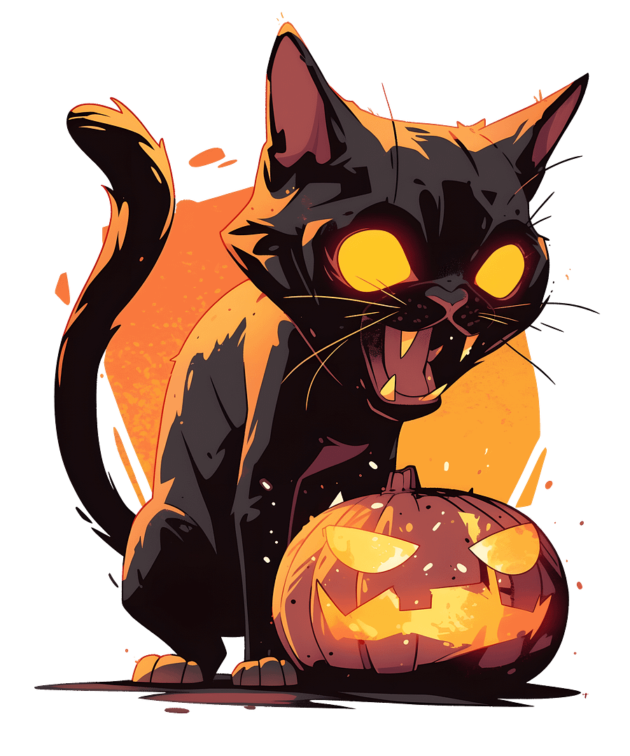 Black Feline Halloween product image (2)