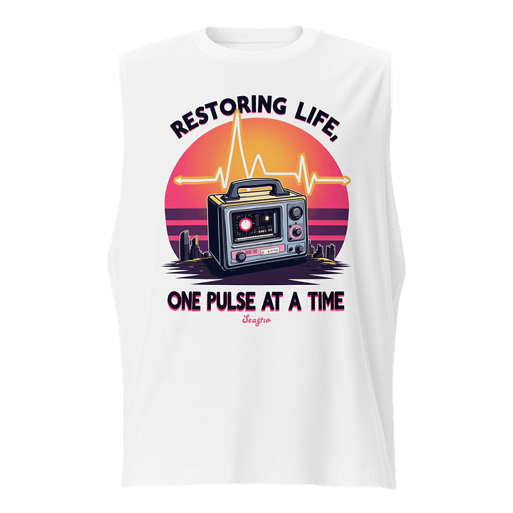 Heartbeat Sunset Muscle Tank product image (1)