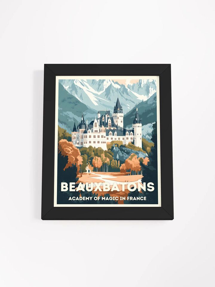Beauxbatons Vintage Travel Poster product image (1)