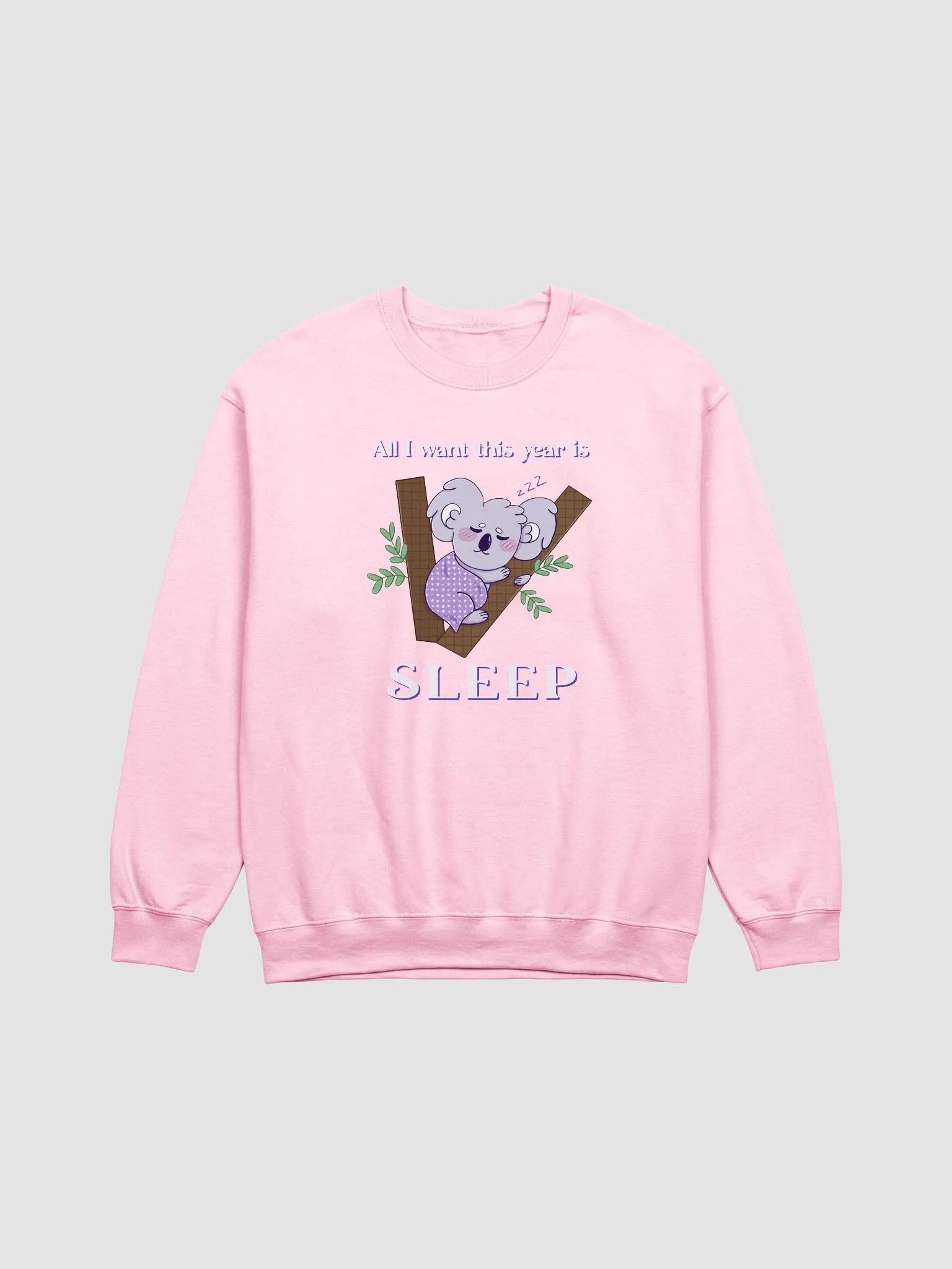 I Want Sleep Unisex Crewneck product image (2)