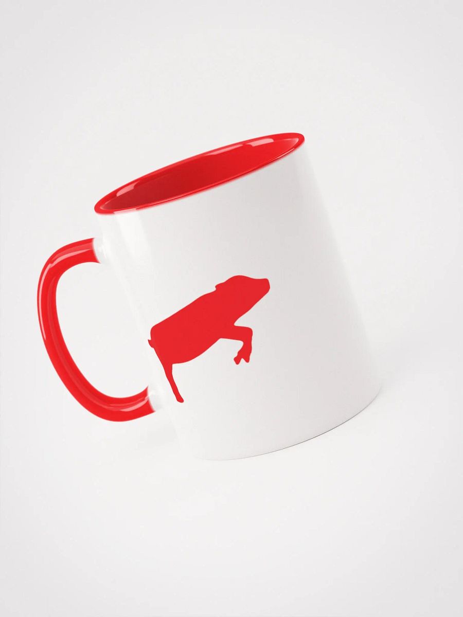 Leaping Pig RED (Ceramic Mug) product image (3)