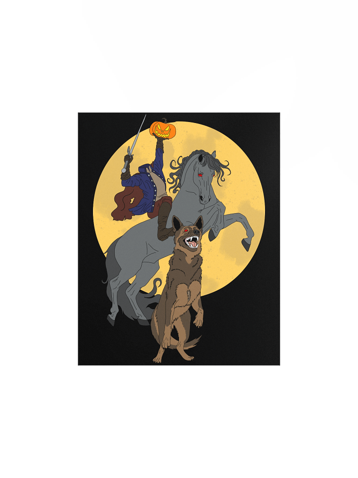 The Horseman Brought Backup Matte Poster product image (1)
