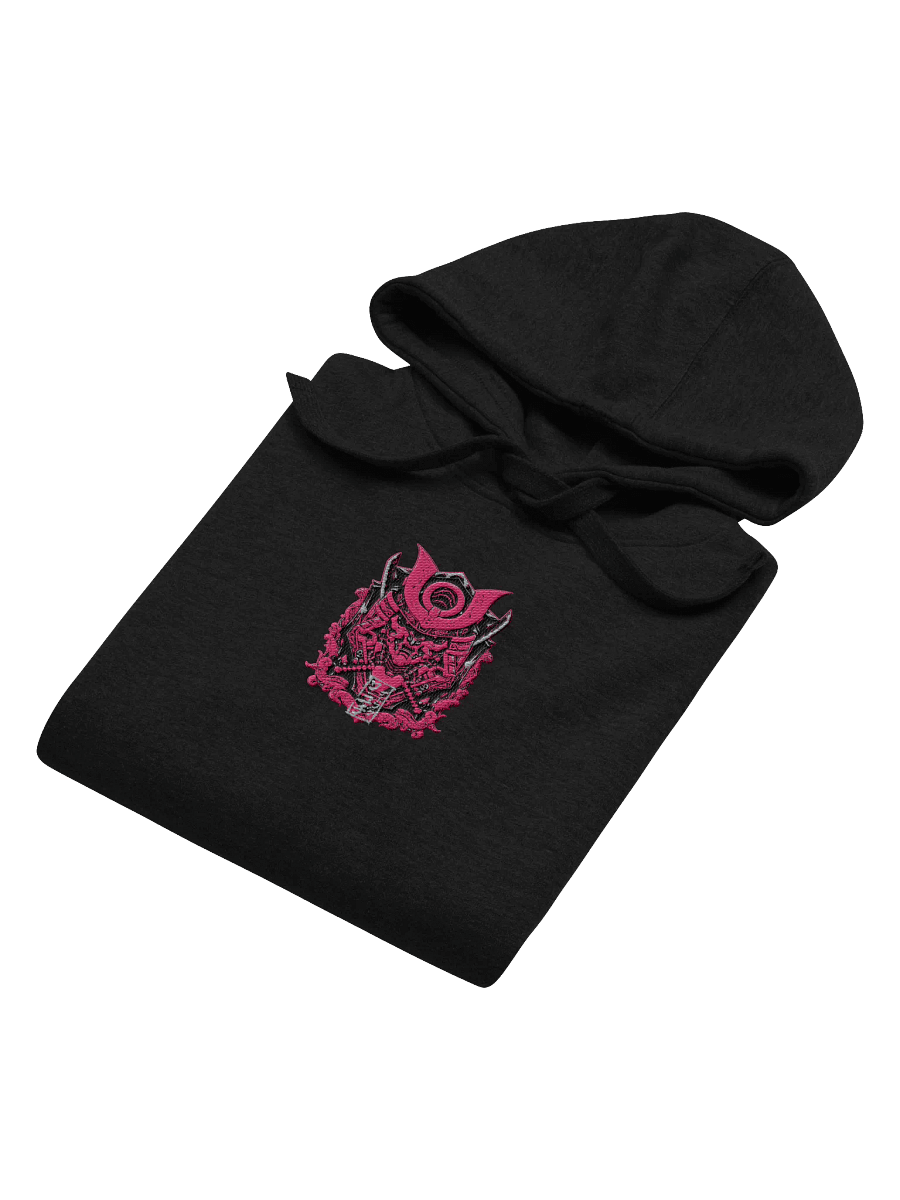 Samurai Helmet Center Embroidered Hoodie product image (4)