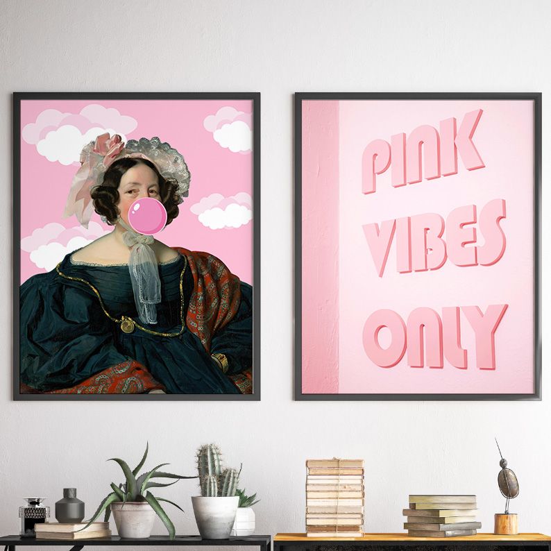 Maximalist Pink Bubblegum Gallery Wall Set of 11 DIGITAL Prints product image (8)