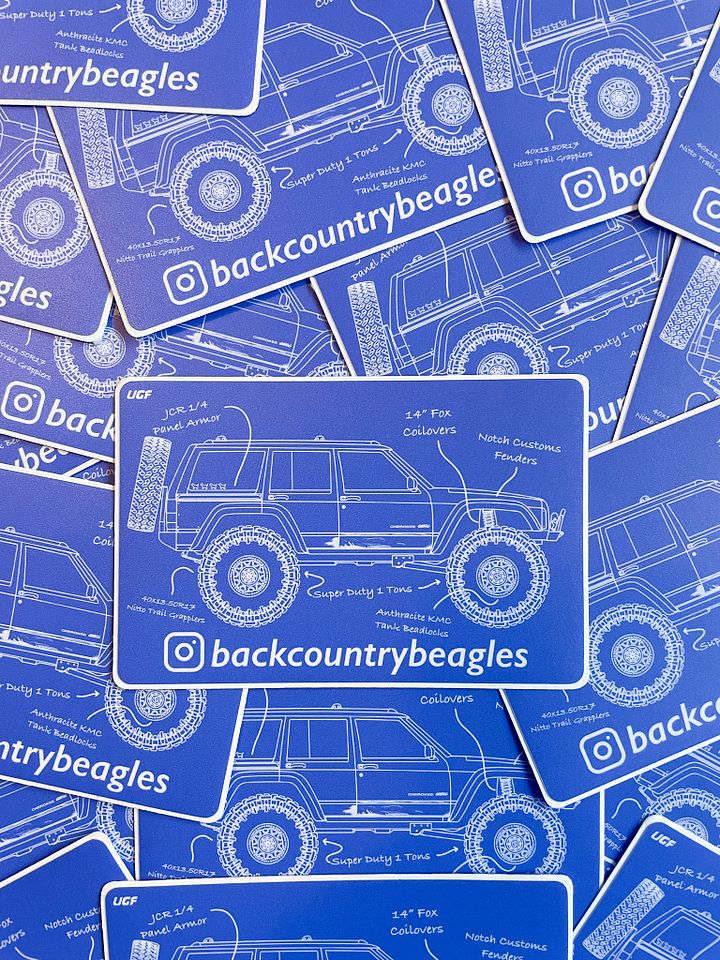 Resurrection Cherokee Blueprint Sticker product image (2)